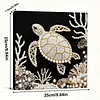 Turtle DIY Pearl Art Diamond Painting Kit for Adults Home Decor 25x25cm With Frame