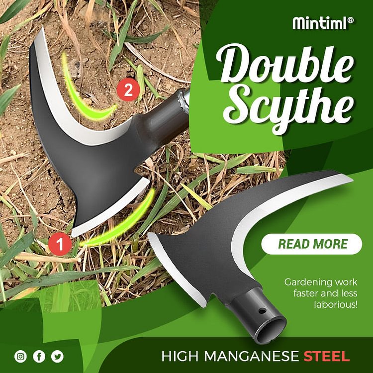 Mintiml® High Manganese Steel Double Scythe
