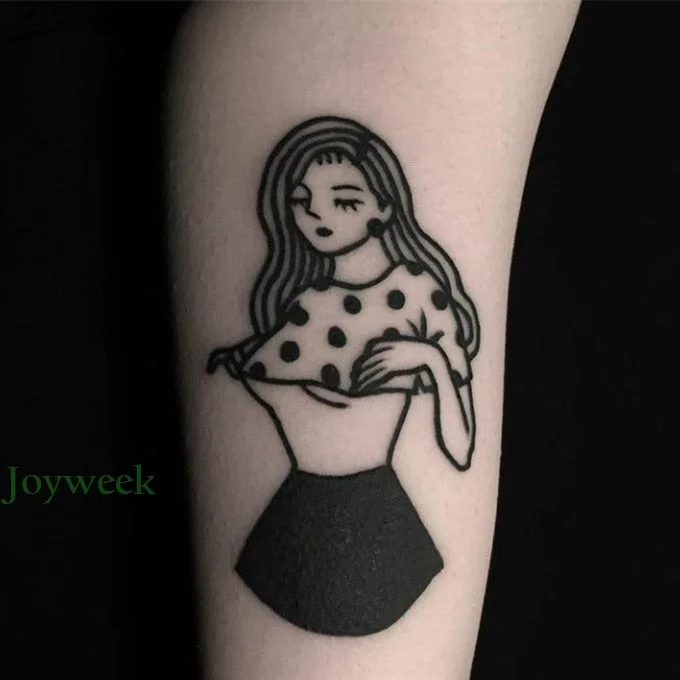 Waterproof Temporary Tattoo Sticker Anime Cartoon fire flame Tatto Flash Tatoo Fake Tattoos Small Size Art for Kids Men Women