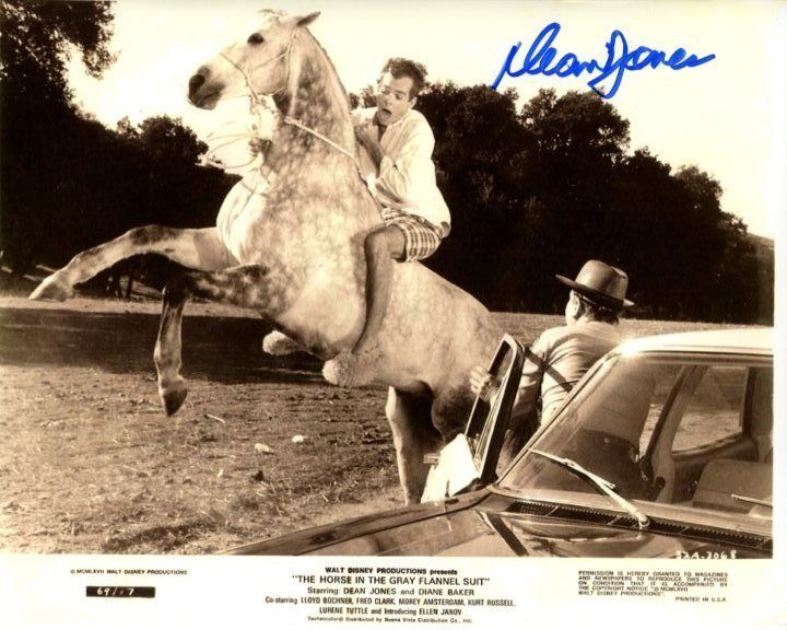 DEAN JONES signed autographed THE HORSE IN THE GRAY FLANNEL SUIT FRED 8x10 Photo Poster painting