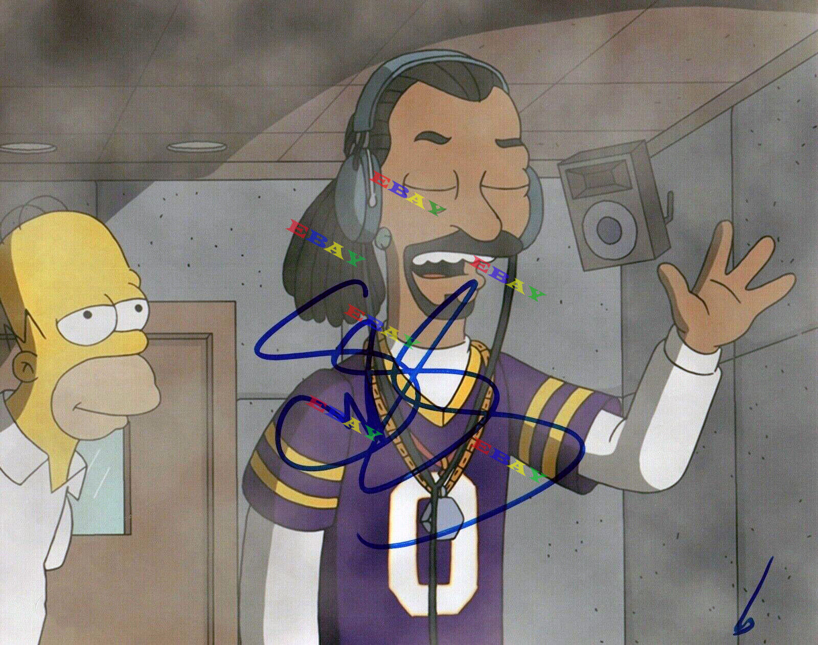 Snoop Dogg Simpsons 8x10 Autographed Signed Photo Poster painting Reprint