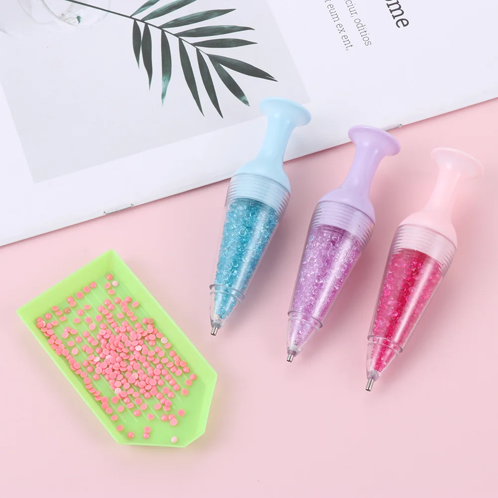 5D Diamond Painting Point Drill Pen with Diamond【only for decoration】