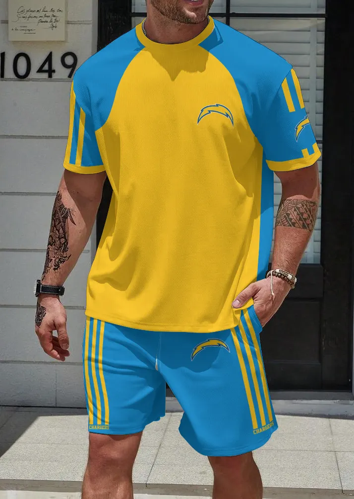 Los Angeles Chargers Limited Edition Top And Shorts Two-Piece Suits