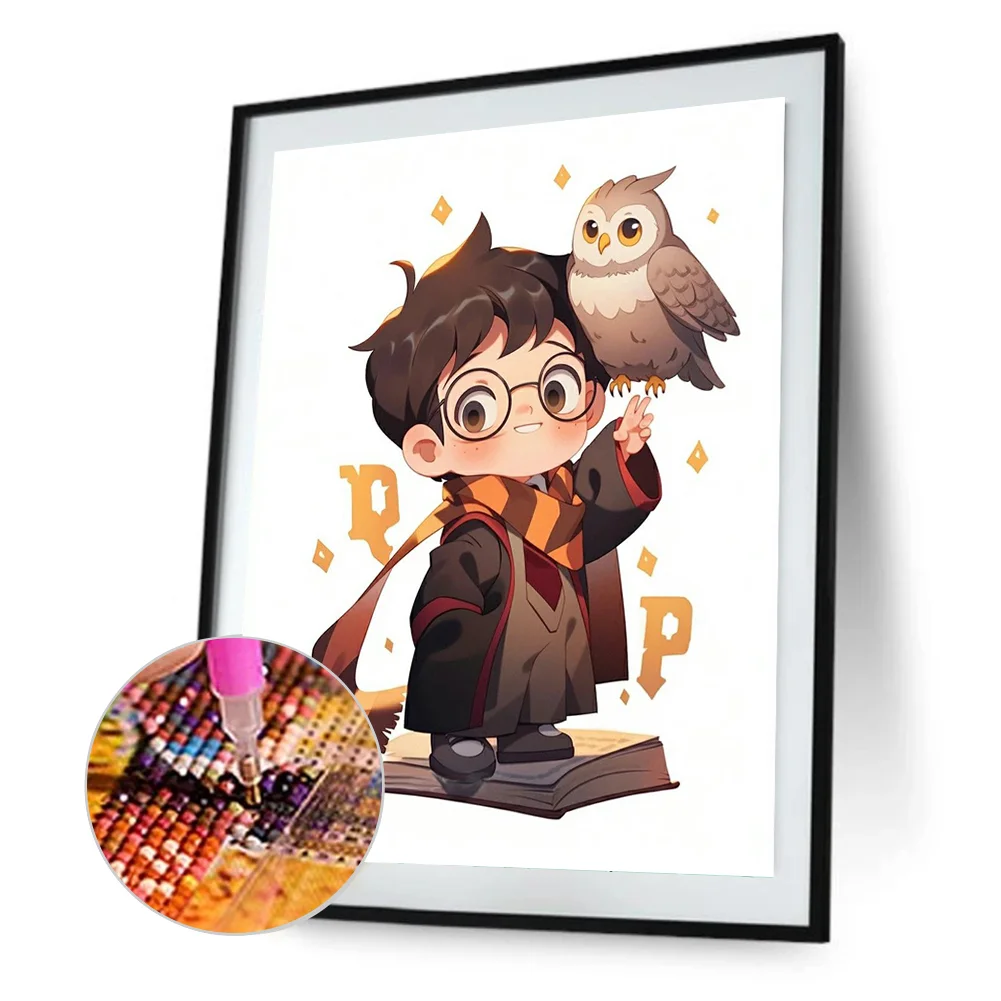 Diamond Painting - Full Round Drill - Harry Potter(Canvas|30*40cm)