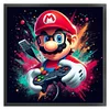 Super Mario-11CT Stamped Cross Stitch 40*40cm
