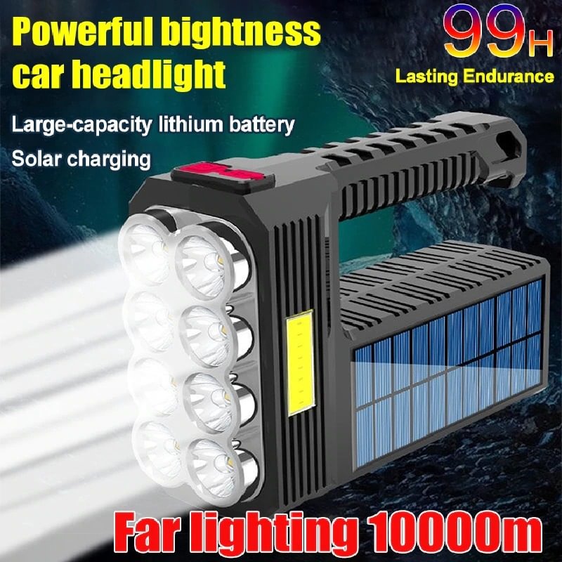 Waterproof High Power Octa Core Super Powerful LED Torch High Lumen
