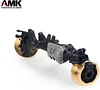 AMK 2pcs TRX4 Brass Counterweight Portal Drive Axle Balance Weights for 1/10 RC Crawler Car TRX-4 Upgrade Parts