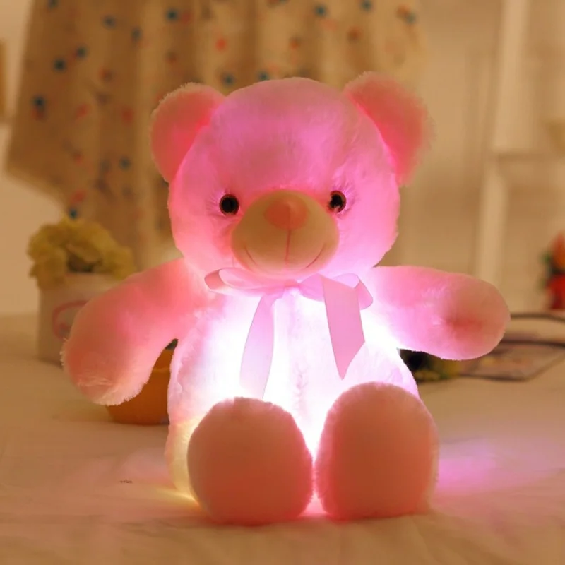 Glowing Stuffed Teddy Bear