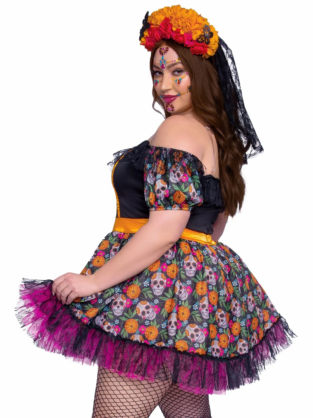 Plus Marigold Catrina Costume