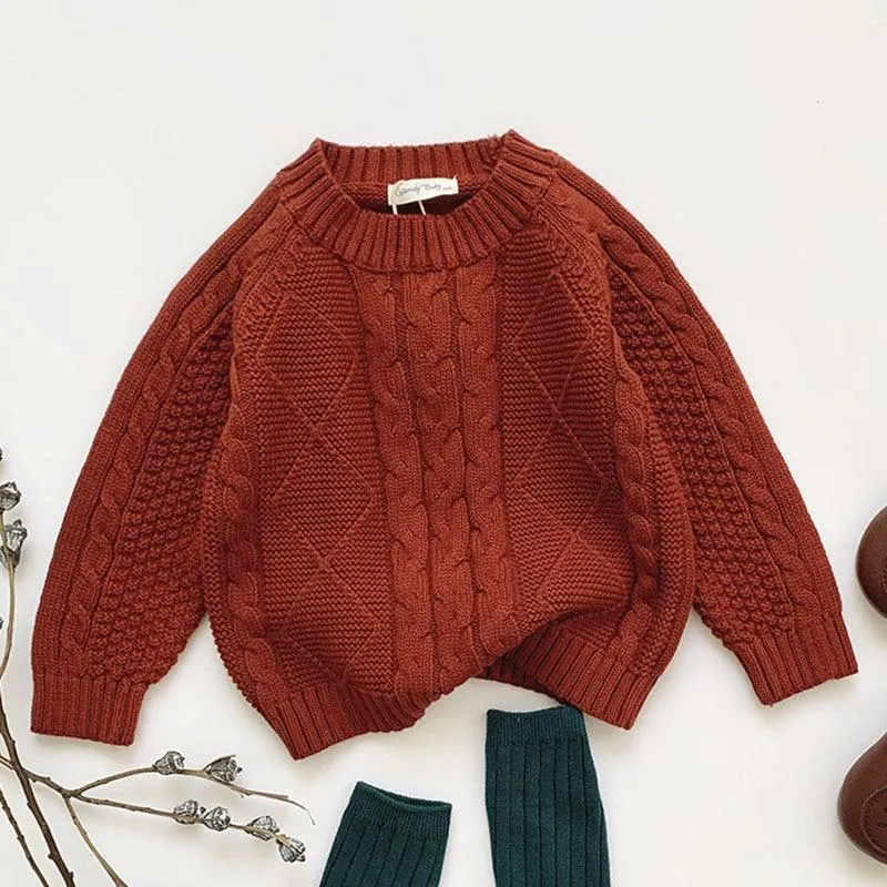 New Autumn Winter Kids Girls Long Sleeve Knit Turtleneck Sweater Cloak Children Clothing Baby Kids Girls Pullover Sweaters