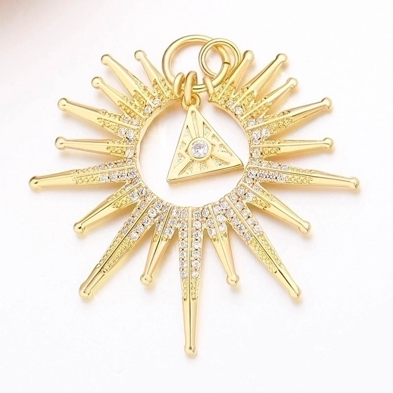 Classic Style Heart Shape Copper Plating Inlay Zircon 18k Gold Plated White Gold Plated Charms Jewelry Accessories