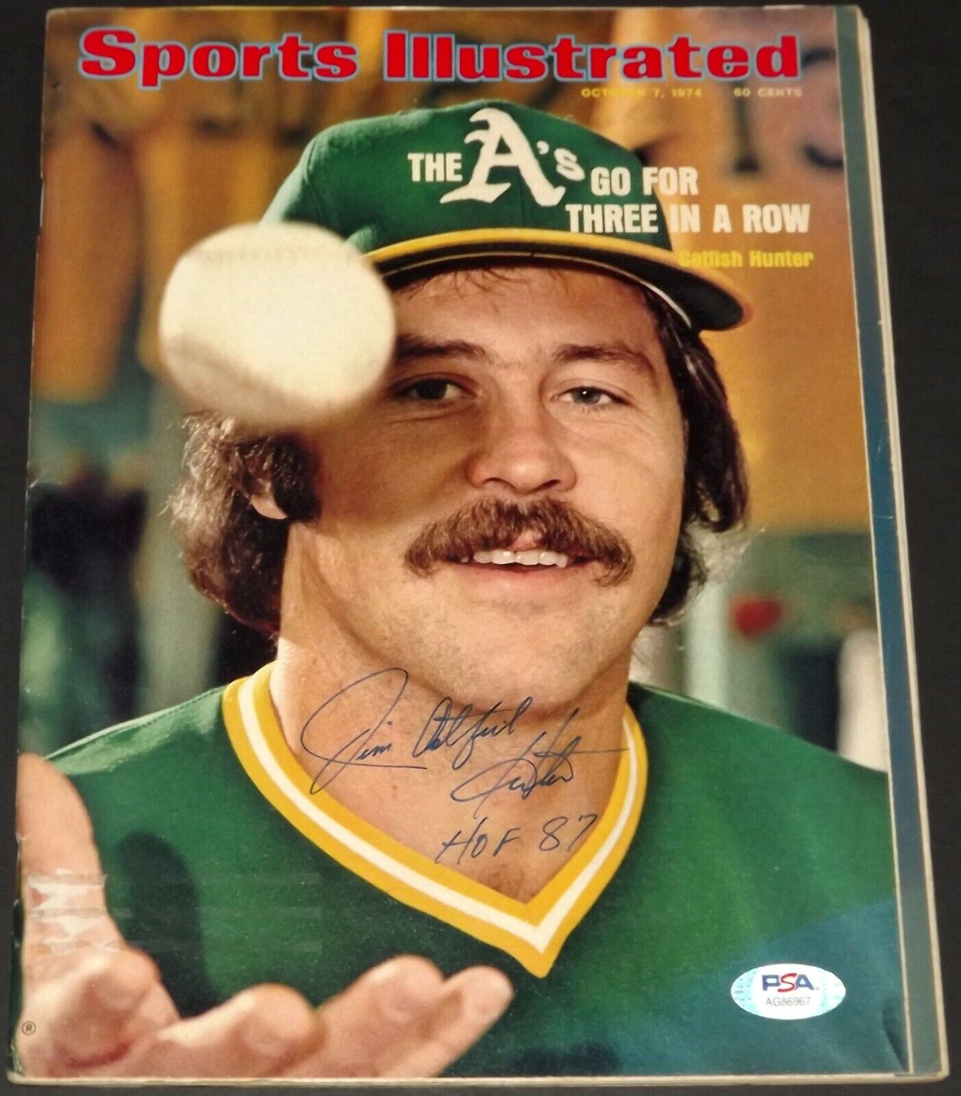 Jim Catfish Hunter HOF 87