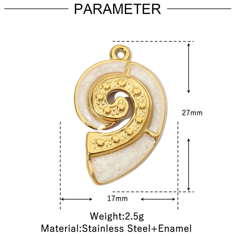 3 PCS/Package 18 * 20mm 18 * 22mm 304 Stainless Steel Geometric Heart Shape Jewelry Accessories Pendant