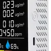 6 in 1 CO2 TVOC HCHO PM2.5 Detector LCD Digital Temperature Humidity Tester