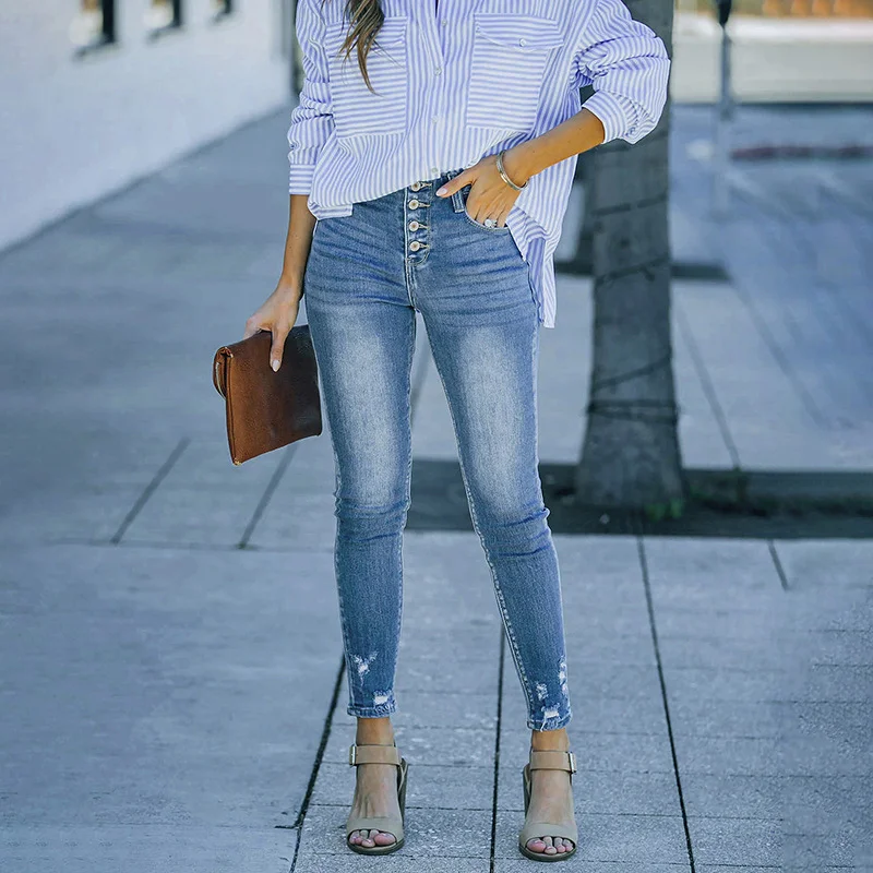 Women's Skinny Jeans High Waist Slim Fit Skinny Denim Jean