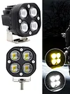 3 Inch LED Pods Work Light Bar White & Yellow 12V-48V Motorcycle Fog Lights 40W