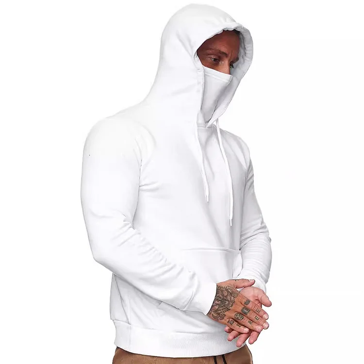 PASUXI Wholesale Men's Hooded Fleece Sweatshirts - Long Sleeve Mask Sweatshirts for Sports & Casual Wear