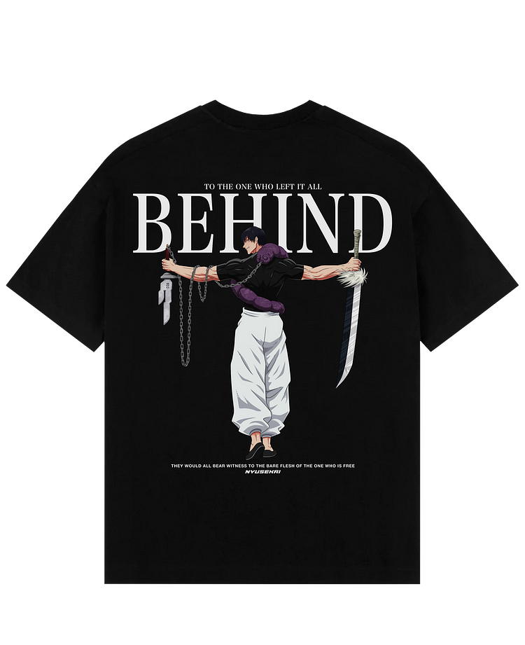 "Toji X The one who left it all behind - JJK" Oversize T-Shirt