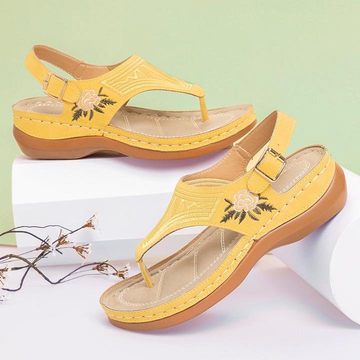 clarks collection leather soft footbed orthopedic arch support sandals