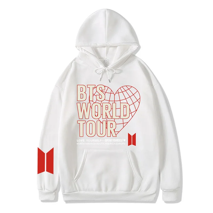 BTS World Tour Candy Color Hoodie