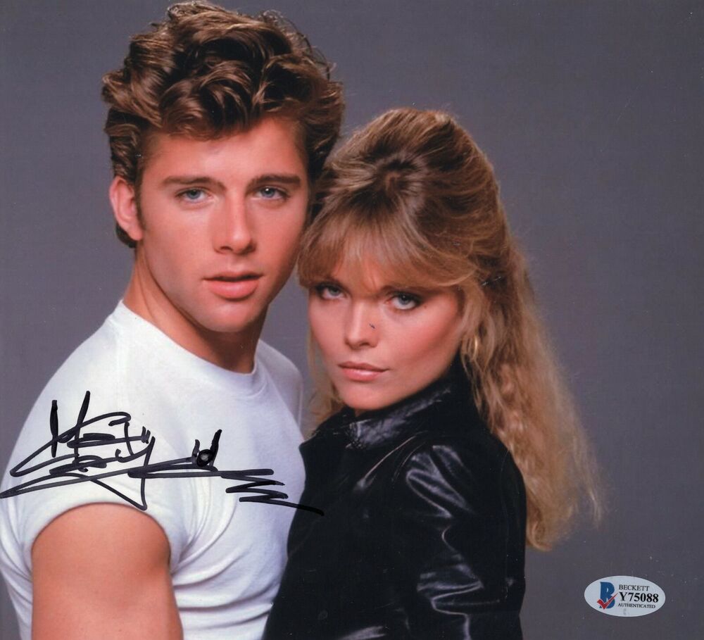 Maxwell Caulfield Signed 8x10 Photo Poster painting w/Beckett Y75088 Grease 2 Mitchell