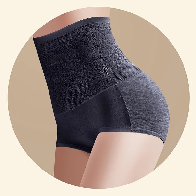 Women's High Waist Body Shaper Panties Seamless Butt Tummy Belly Control Waist Slimming Pants Shapewear Girdle Thin Abdomen Hips
