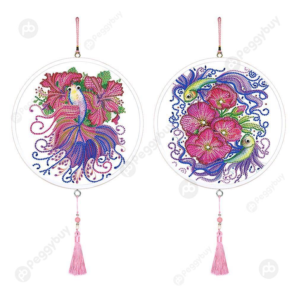 

2pcs Goldfish-DIY Creative Diamond Pendant, 501 Original