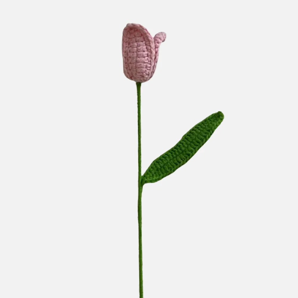 Creative hand-woven simulation bouquet tulip interior decoration