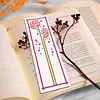 6pcs Dandelion Wish 11 CT DIY Stamped Cross Stitch Bookmark Kit with Instruction Cross Stitch Kits Bookmarks for Book Lovers Reader Writers Gift 47x28cm