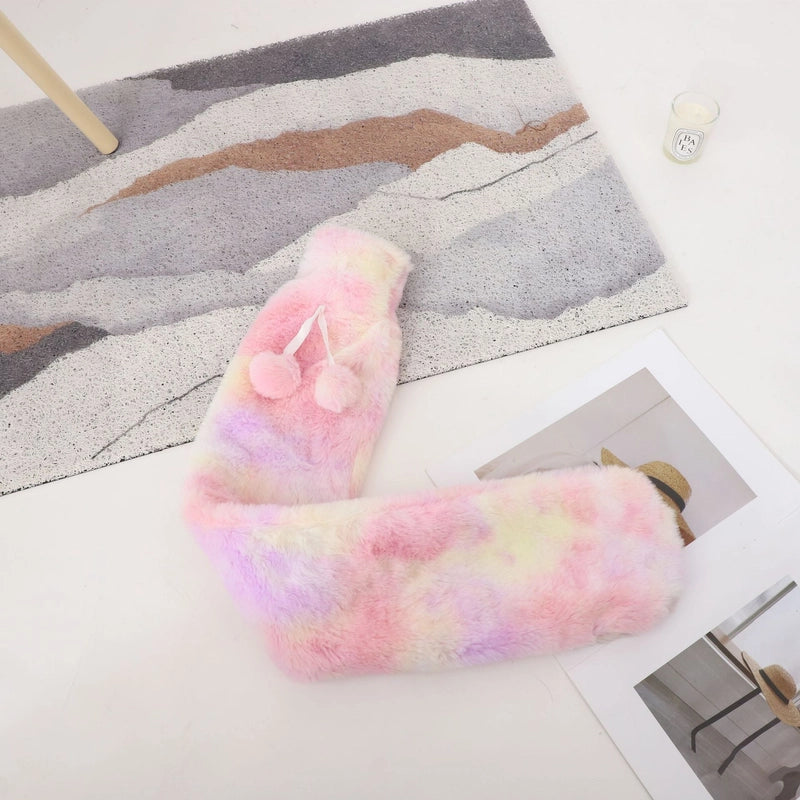 Hot Water Bag Spot BS Cartoon Warm Water Bag UK Christmas Plush Hand Warmer Long Water Filling Hot Water Bag