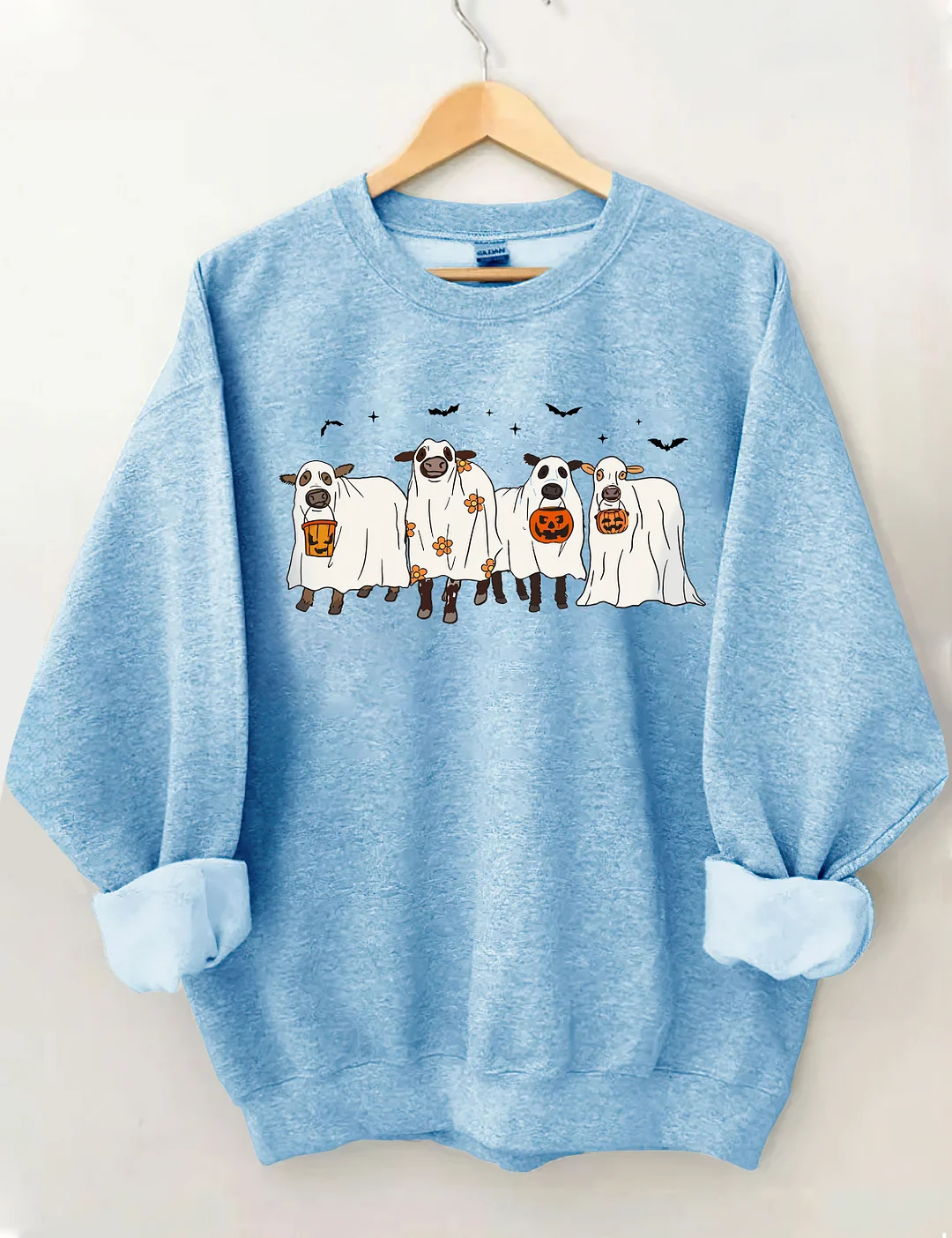 Halloween Ghost Cows Sweatshirt