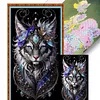 Cat-11CT Stamped Cross Stitch 45*75cm tapestrymarket