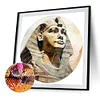 Diamond Painting -DIY Round Partial AB Drill Sphinx（35x35cm）