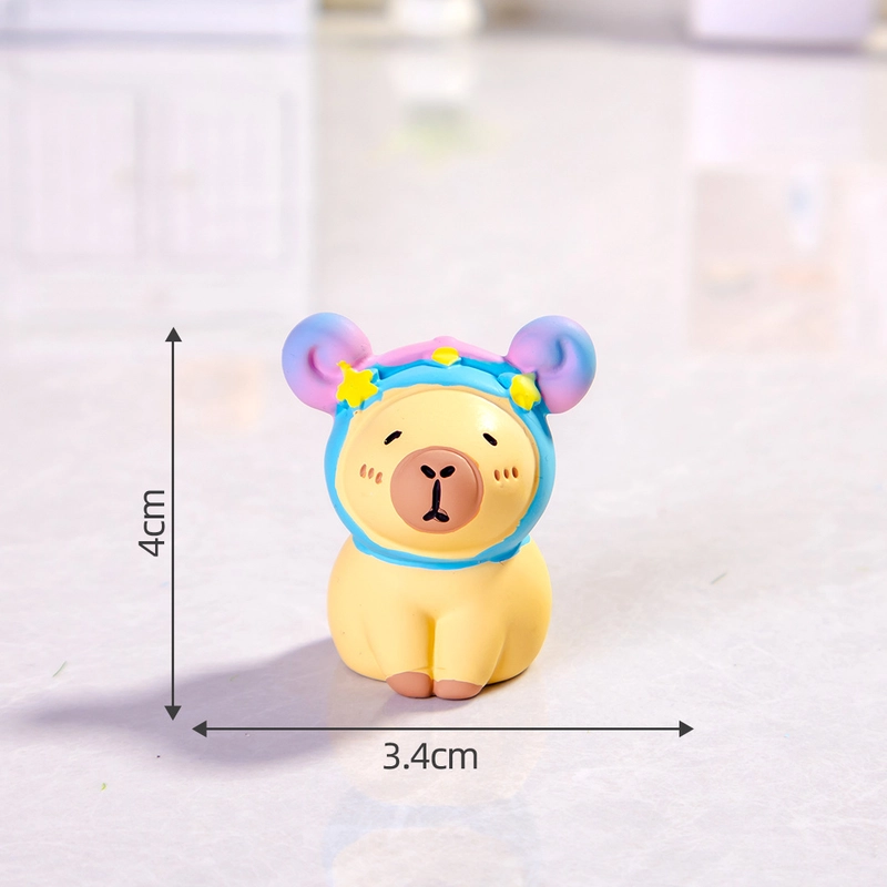 Animal Simulation Model Animal Capybara Resin Toys