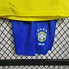 2002 Retro Brazil Home Football Shirt Kids Size 1:1 Thai Quality