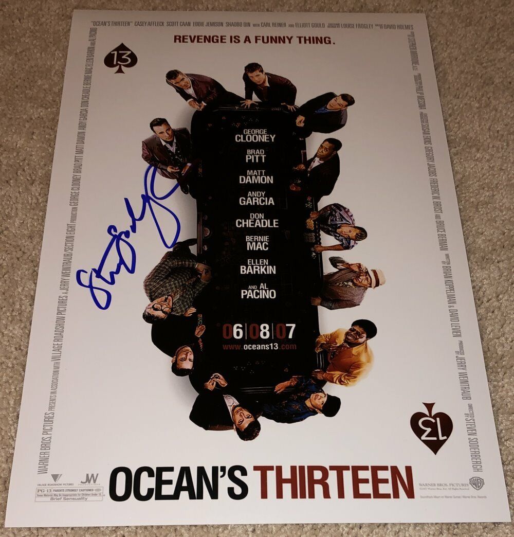 STEVEN SODERBERGH SIGNED AUTOGRAPH OCEAN'S THIRTEEN 12x18 Photo Poster painting w/EXACT PROOF