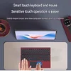 Moonlight Treasure Box Touchpad Tri-fold Bluetooth Keyboard Tablet Laptop Leather Folding Keyboard