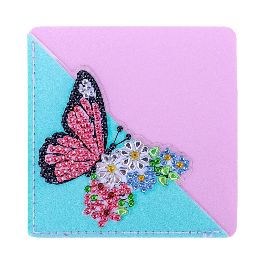 6pcs Butterfly DIY Page Book Marks Handmade 5D Triangle for Beginner Adults Kids
