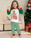 Family Puppy Letters Christmas Parent-child Printed Home Pajamas Set