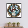 Diamond Painting-DIY Crystal Rhinestone Xmas Snowman