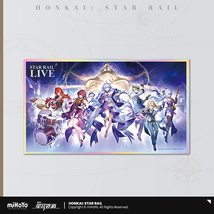 Star Iron LIVE Series PET Poster [Original Honkai Official Merchandise]