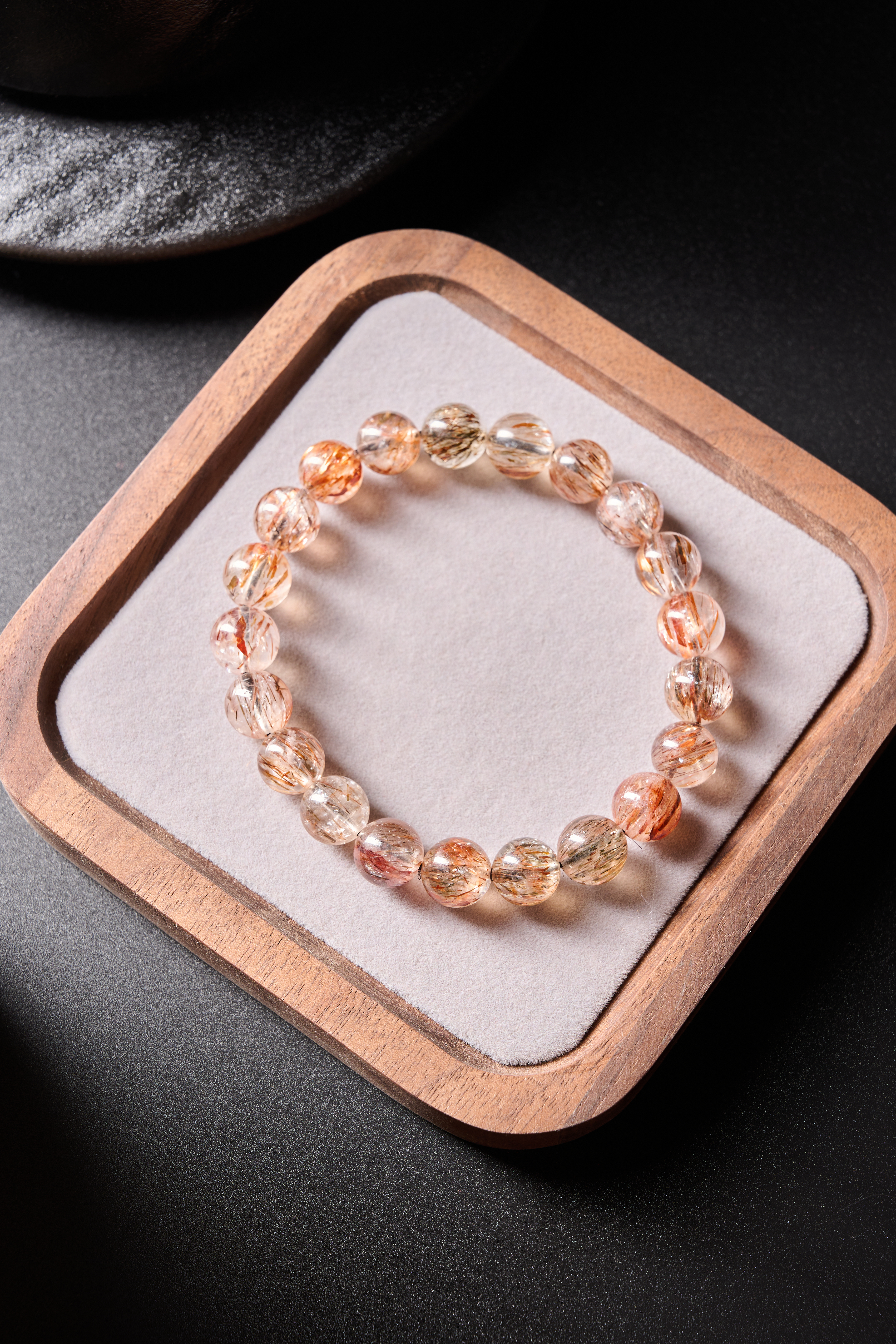 Full bracelet flat for gift-ready presentation with clean negative space