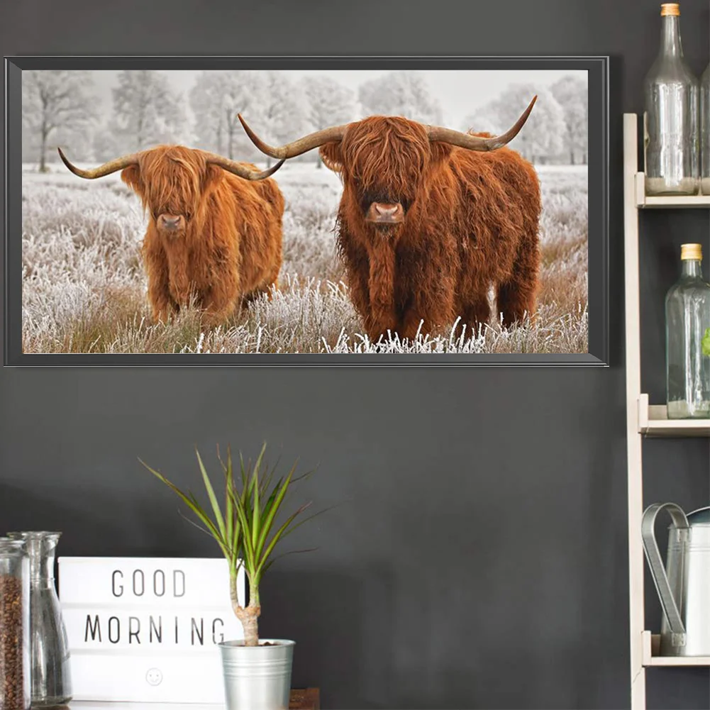 Diamond Painting - Full Round Drill - Yak(80*40cm)