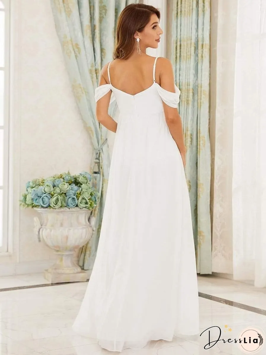 Draped Maternity Dress