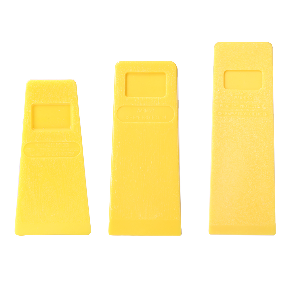 Plastic Tree Felling Wedge Felled Chock Cutting Spiked Wedge for Logging, 501 Original, Cesdeals, 10in yellow  - buy with discount