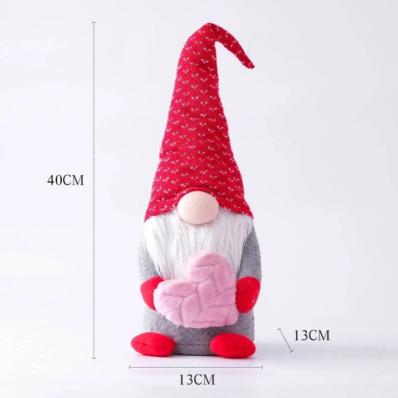 Valentine's Day Gift Faceless Doll Nordic Gnome Old Man Ornament Valentines Day Wedding Party Decoration for Home Kids Toys