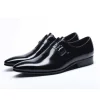 Mens Pointed Toe Dress Shoes With Buckle