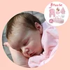 17" Sanne Realistic Truly Reborn Newborn Baby Girl Doll,Holiday Gift,With Pacifier and Bottle - RBBI-Myrebornbabydoll&reg; Myrebornbabydoll&reg;
