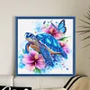 Turtle-18CT Stamped Cross Stitch Kit(20x20cm)