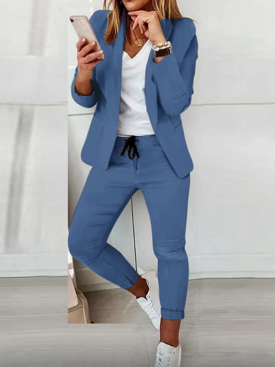 Athvotar Athvotar And Autumn 2025 New Casual Fashion Suit Suit Women's Suit Temperament Commuting Two